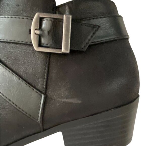 Lifestride Velocity 2.0 Faux Suede Ankle Booties-Black-Size 7M-GUC - Picture 7 of 9